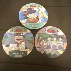忍たま乱太郎 コースター　七松小平太　中在家長次　潮江文次郎　きり丸　3枚セット