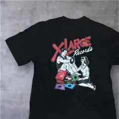 XLARGE ブラック グラフィック Tシャツ Mサイズ ストリートコーデ 夏服