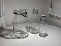 保存瓶セット星硝保存瓶3L KILNER クリップトップボトル300/500mlのサムネイル