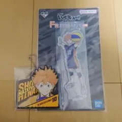 ハイキュー　一番くじ　日向翔陽　アクリルスタンド　ラバーチャーム