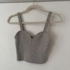 H&M グレー ビスチェ XS