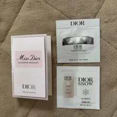 Dior ディオール ミスディオール、クリーム 日焼け止め乳液セット 試供品のサムネイル