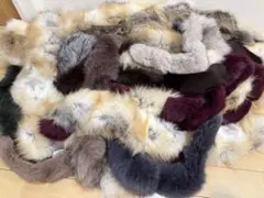 50本【新品】SAGAFOX サガフォックス 毛皮 マフラー リアルファー