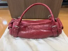 dolce&gabbana ドルチェ＆ガッバーナ　クロコダイル　ハンドバッグ　赤 dolce&gabbana ドルチェ＆ガッバーナ クロコダイル ハンドバッグ 赤