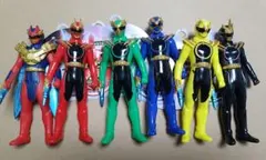 ゴジュウジャー　ソフビ　新品6体セット テガソードゴジュウウルフ含