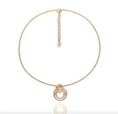 フォリフォリ Folli Follie 新品未使用！ピンクゴールドネックレス