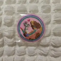 Disney Characters 刺繍缶バッジビスケット