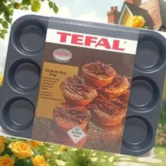 【未使用】TEFAL（テファール）一体型マフィン型12穴　フランス製のサムネイル