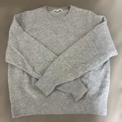 UNIQLO プレミアムラムクルーネックセーター　グレー　Mサイズ