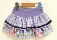 ★アナスイミニ★二段フリル　キュロットスカート　90