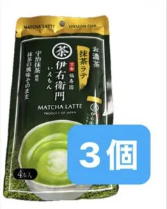 伊右衛門「お濃茶抹茶ラテスティック」4包入×3袋