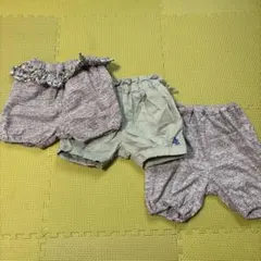 ベビー　カボチャパンツ3点セット 80cm