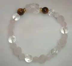 ローズクォーツのブレスレット