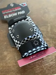 PRO-TEC エルボーパッド ブラックチェッカー M