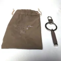 【新品未使用】LANCEL キーホルダー レザー グレーのサムネイル
