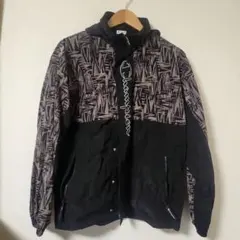 Champion フルジップジャケット フード付　メンズ　Sサイズ　ナイロン