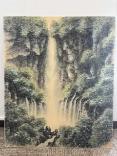 上鈴木正一 油彩画 B5サイズ『 歩む子馬 』新作原画 オススメの作品