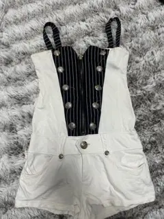 d.i.a. ストライプ サロペット