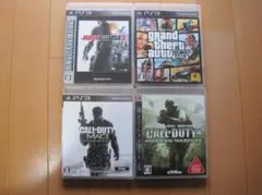 ＰＳ３ソフト４枚セット　ジャストコーズ２ 他