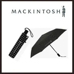 新品未使用 MACKINTOSH AYR ワンタッチ開閉 折り畳み傘 ブラック