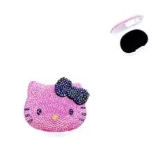 キティちゃん＊ジュエリーケース/デコ＊ラインストーン/ピンク