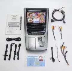 アルパインVIE-X009ヴェルファイア用ナビ一式 パネル付きフ9インチ2015