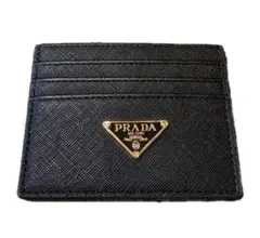 PRADA サフィアーノレザー カードケース ブラック