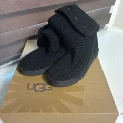 UGG ブラック ニットブーツ