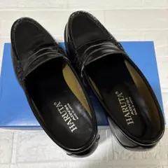 HARUTA ハルタ 学生 ローファー 革靴 黒　24㎝