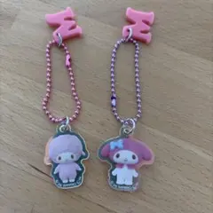 マイメロディ マイスウィートピアノ 2点セット ツインチャーム
