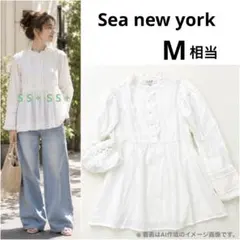 Sea New York - :*☆美品【シーニューヨーク】:*☆パフスリーブ　レース　トップス 希少✨美品 シーニューヨーク パフスリーブ レーストップス LOLA M相当