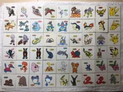 【54枚セット】ポケモン デコキャラシール 第一パン エンテイ ルギア ホウオウ