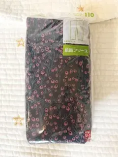 【新品未開封】ユニクロ　小花柄フリース長ズボン 110 レギンス