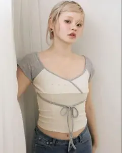andmary Alma cachecoeur tops black - メルカリ