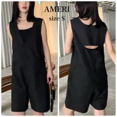 【美品】Ameri REFINE SHORT ALL IN ONE ブラック S
