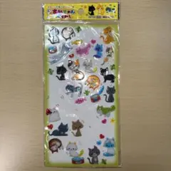 当時物 ねこ シール ぷくぷくシール 平成レトロ 平成女児
