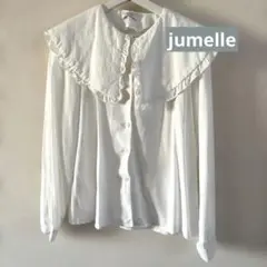み*き様 jamelle フリル付きホワイトシャツ