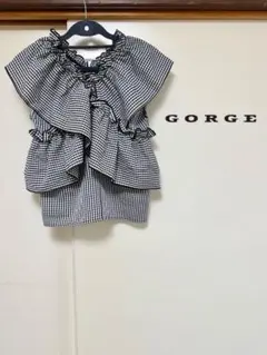 GORGE ゴージ✨フリルチェックブラウス❤️サイズFREEのサムネイル
