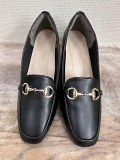 【一度だけ着用】しまむら 黒ローファー / Mサイズ