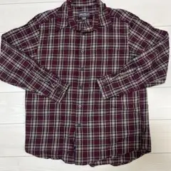 Eddie Bauer チェック柄 長袖シャツ L エディーバウアー