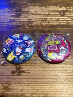 サンリオキャラクターズ キラキラBIG缶バッジ2 2点セット