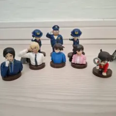 【新品】名探偵コナン　警察官 フィギュア ８体セット チョコエッグ　シークレット