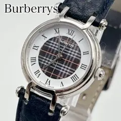 稼働 Burberrys バーバリーズ 腕時計 ラウンドチェック柄 ネイビーのサムネイル