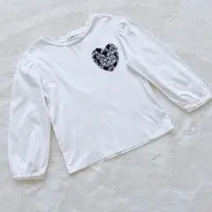 美品　120-130 COMME CA FILLE 長袖カットソー
