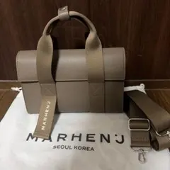 BTS V アーティストメイド ブラウン ボストンバッグ テヒョン テテ