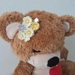 花モチーフ ヘアクリップ