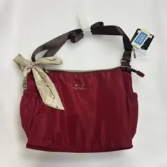 サロン ド ルヴァン ショルダーバッグ レディース ワインレッド