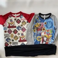 光るパジャマ　ゼンカイジャー パジャマセット 120cm