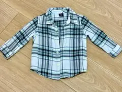 90-95 babyGap チェック柄 長袖シャツ【2着目100円引き】