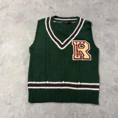 rivet & surge リベットアンドサージ　ニットベスト　チルデン　古着